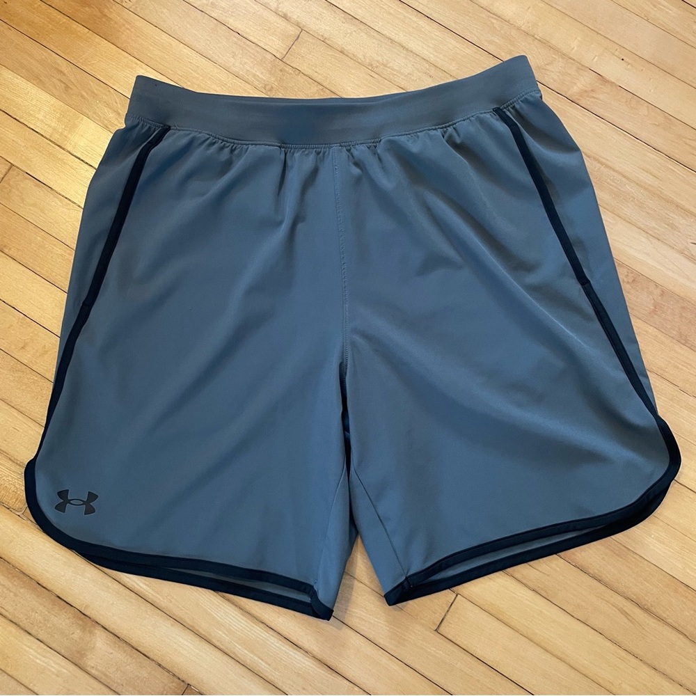 UNDER ARMOR HIIT Stretch Woven 8" Training Shorts Classic Gym Tennis Workout